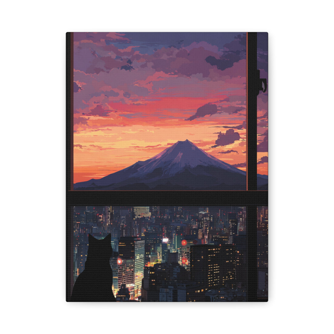 Tableau Chat à Tokyo