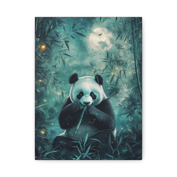 Tableau Panda Avec Bambou