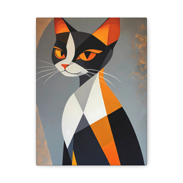 Tableau Chat Contemporain