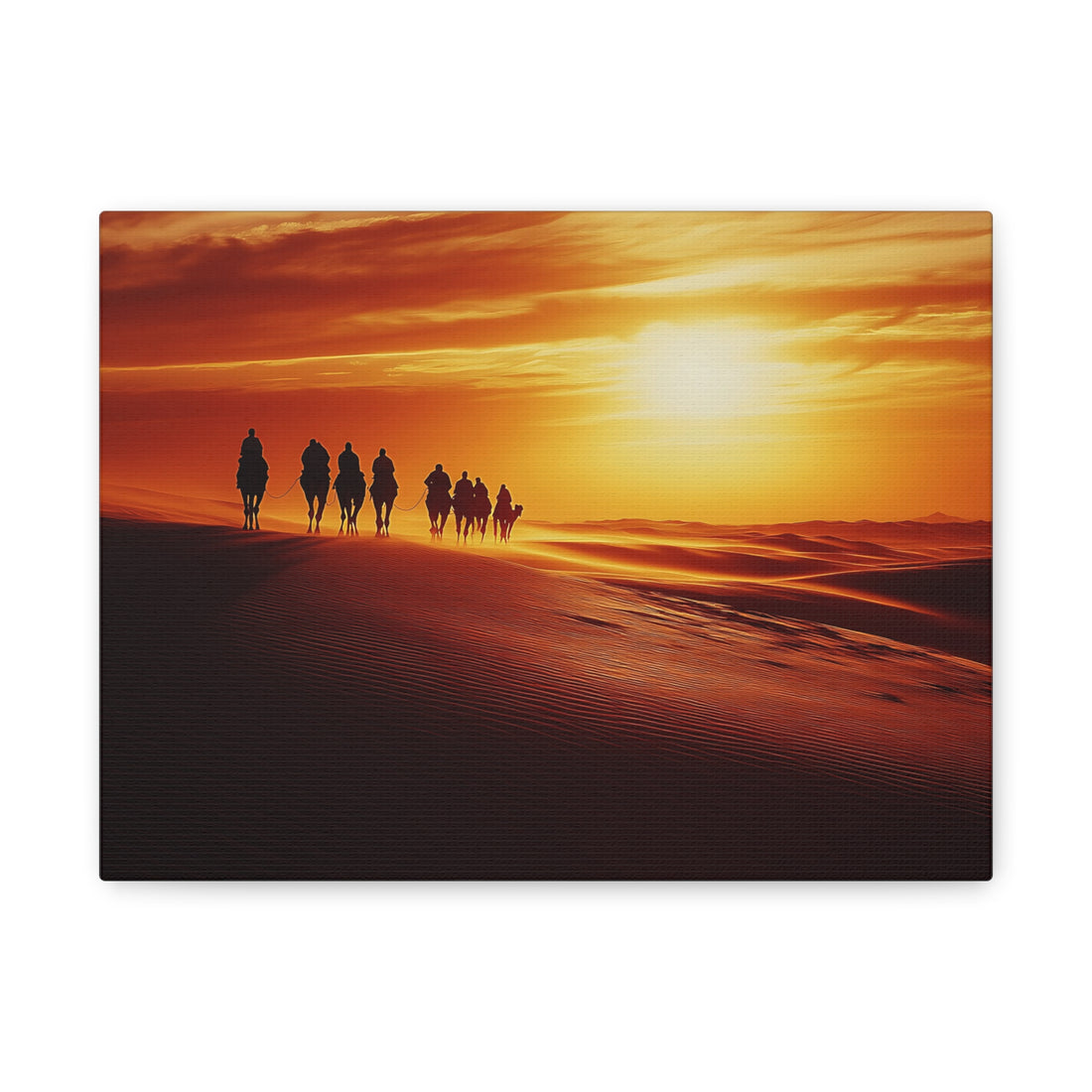 Tableau Coucher De Soleil Sahara