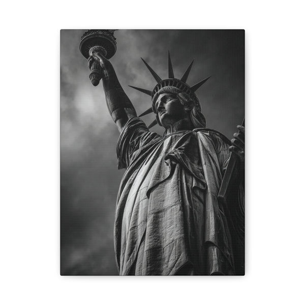 Tableau Noir & Blanc : Statue de la Liberté