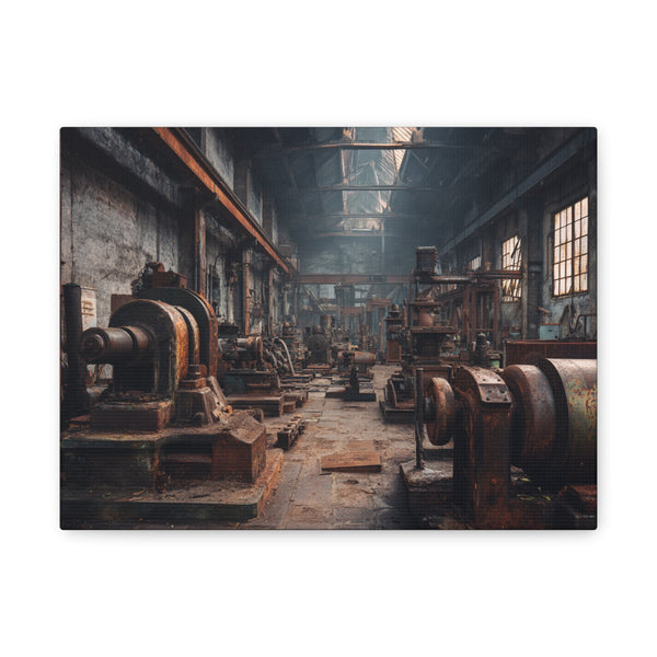 Tableau Industriel Métal & Rouille