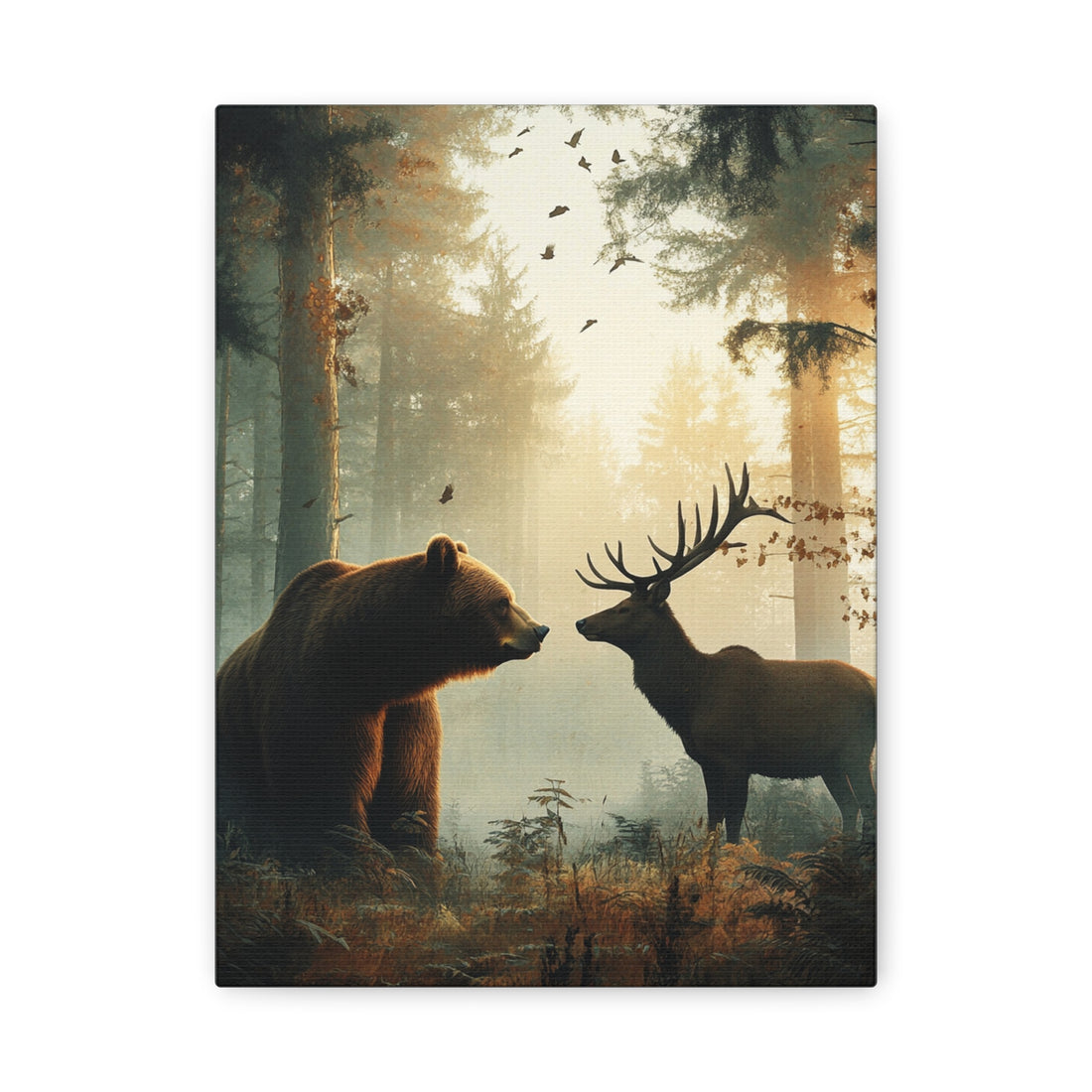 Tableau Ours Cerf