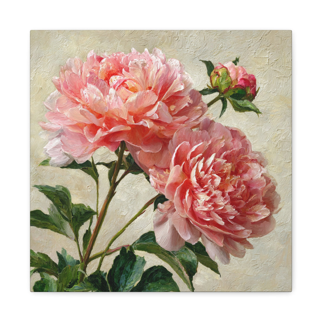 Tableau Pivoine Rose