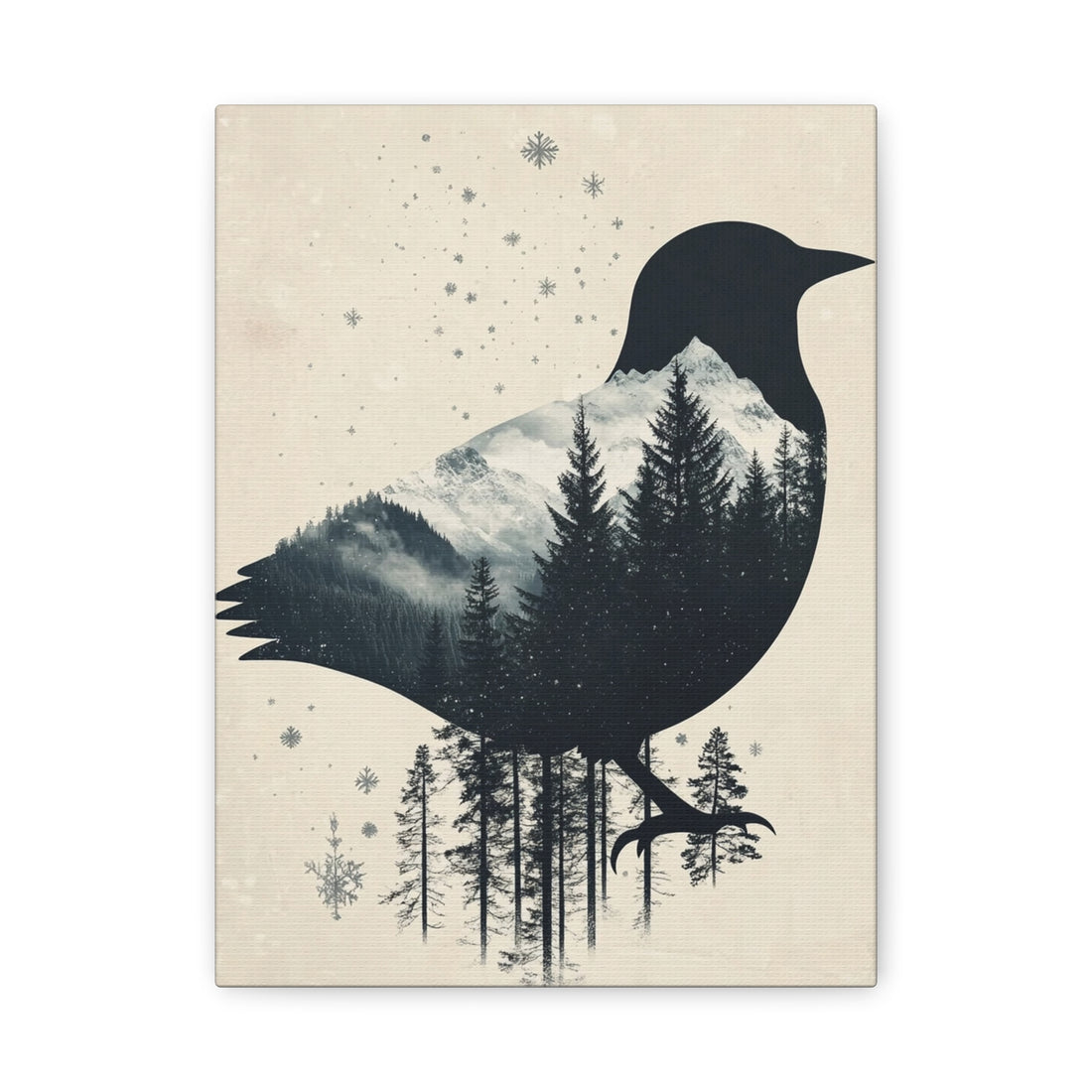 Tableau Oiseau Scandinave
