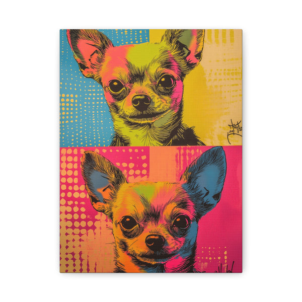 Tableau Multicolore Chihuahua