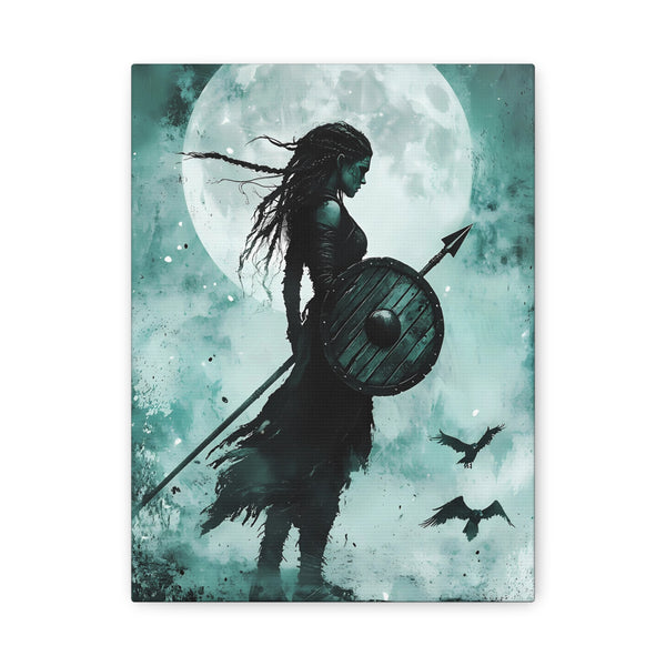 Tableau Femme Guerrière Viking