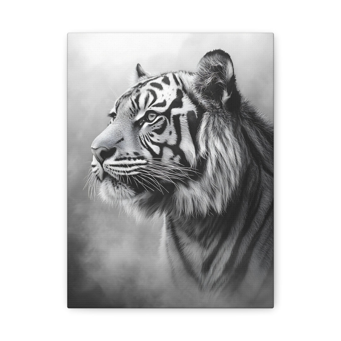Tableau Tigre Noir & Blanc