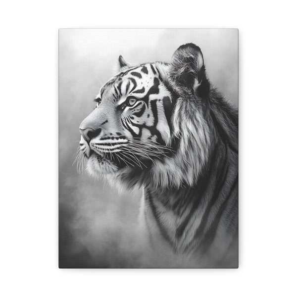Tableau Tigre Noir & Blanc