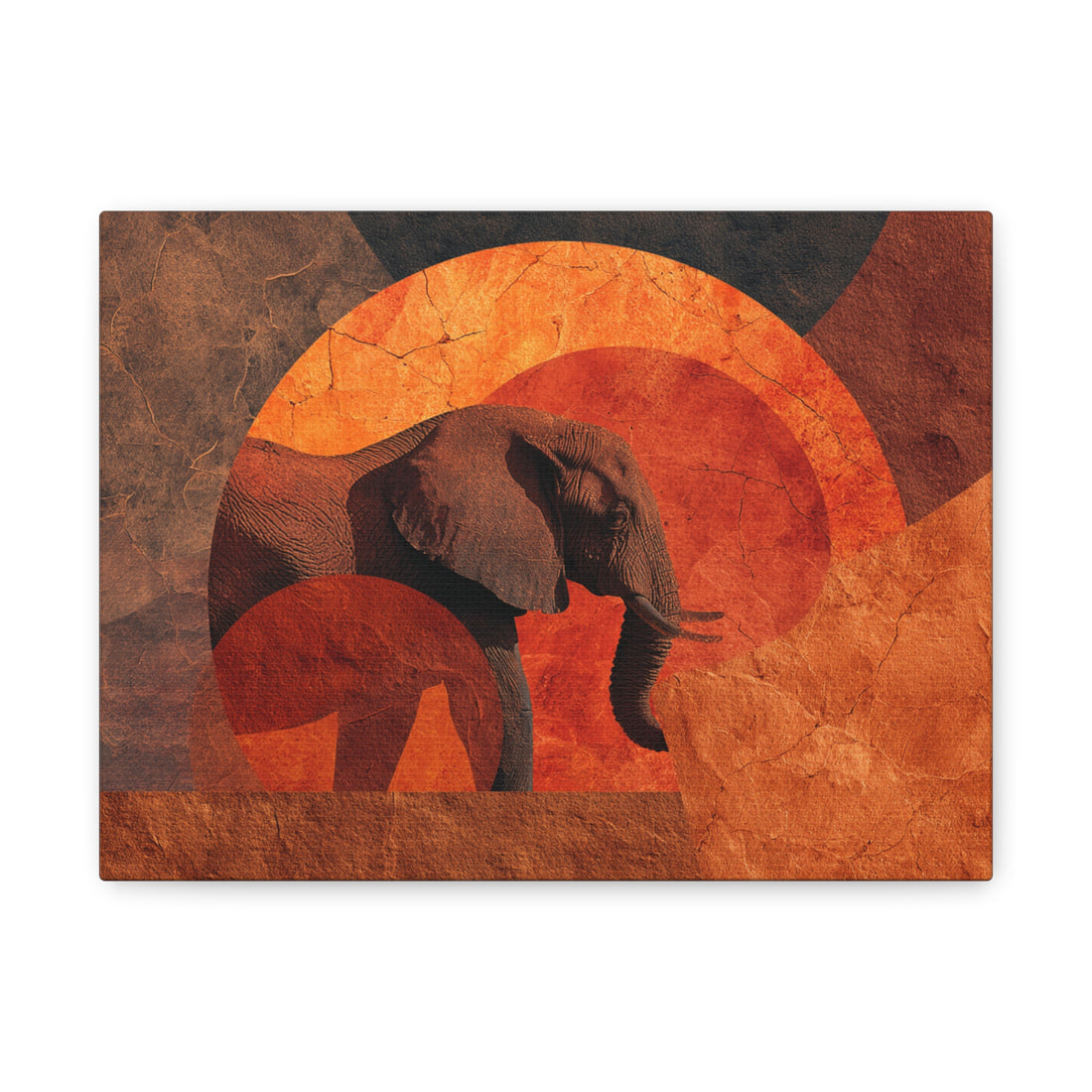 Tableau Terracotta - Éléphant