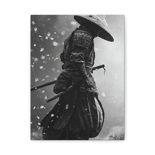 Tableau Samourai Noir & Blanc