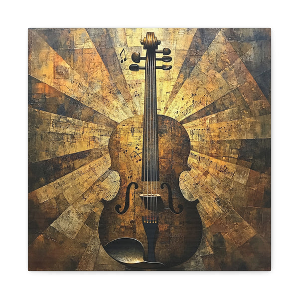 Tableau Carré Avec Instrument De Musique