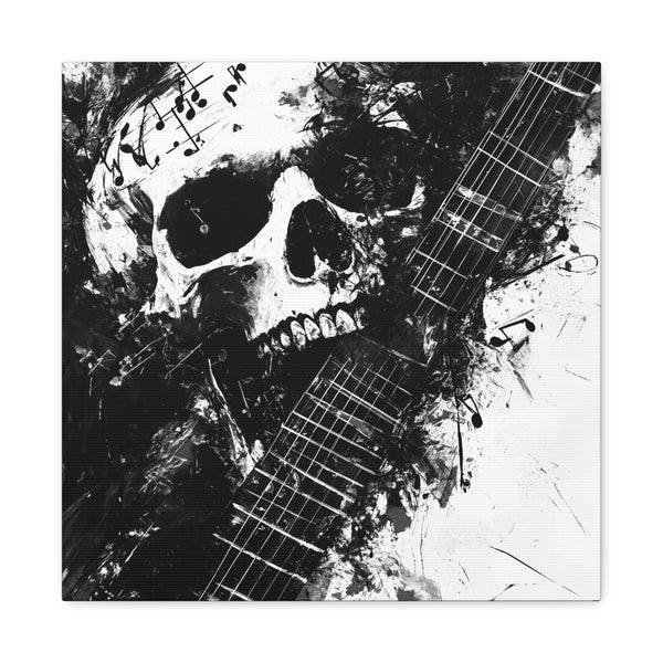 Tableau Rock Tête De Mort