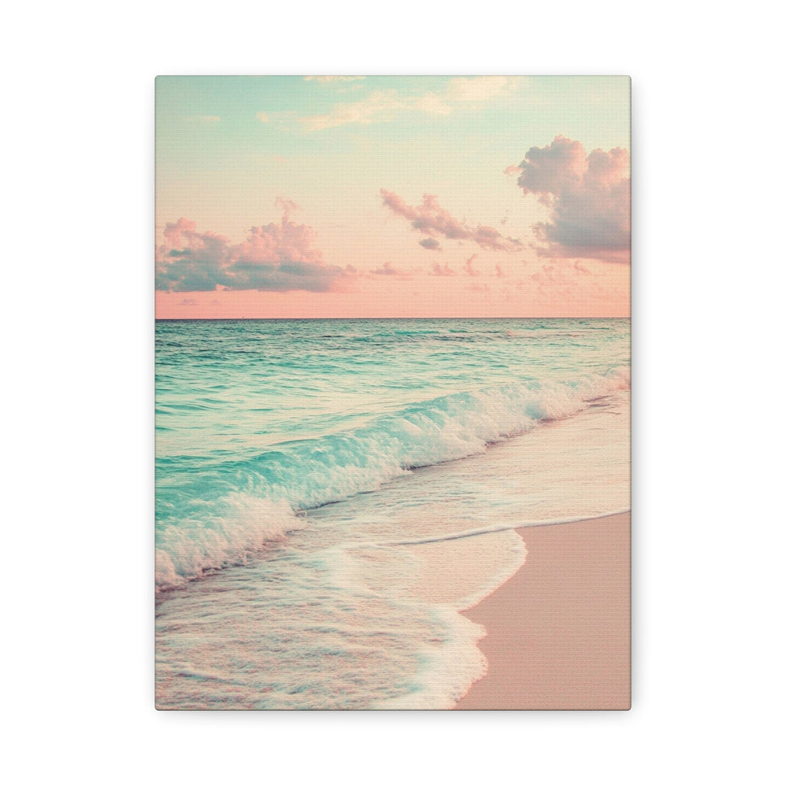 Tableau Plage Pastel