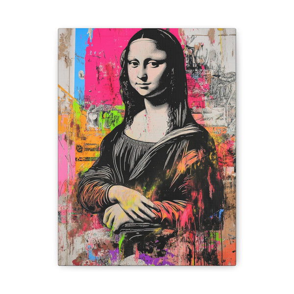 Tableau Street Art Joconde Moderne