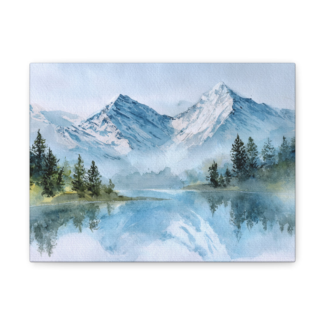 Tableau Aquarelle Alpes