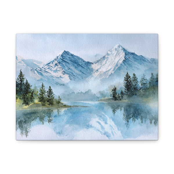 Tableau Aquarelle Alpes