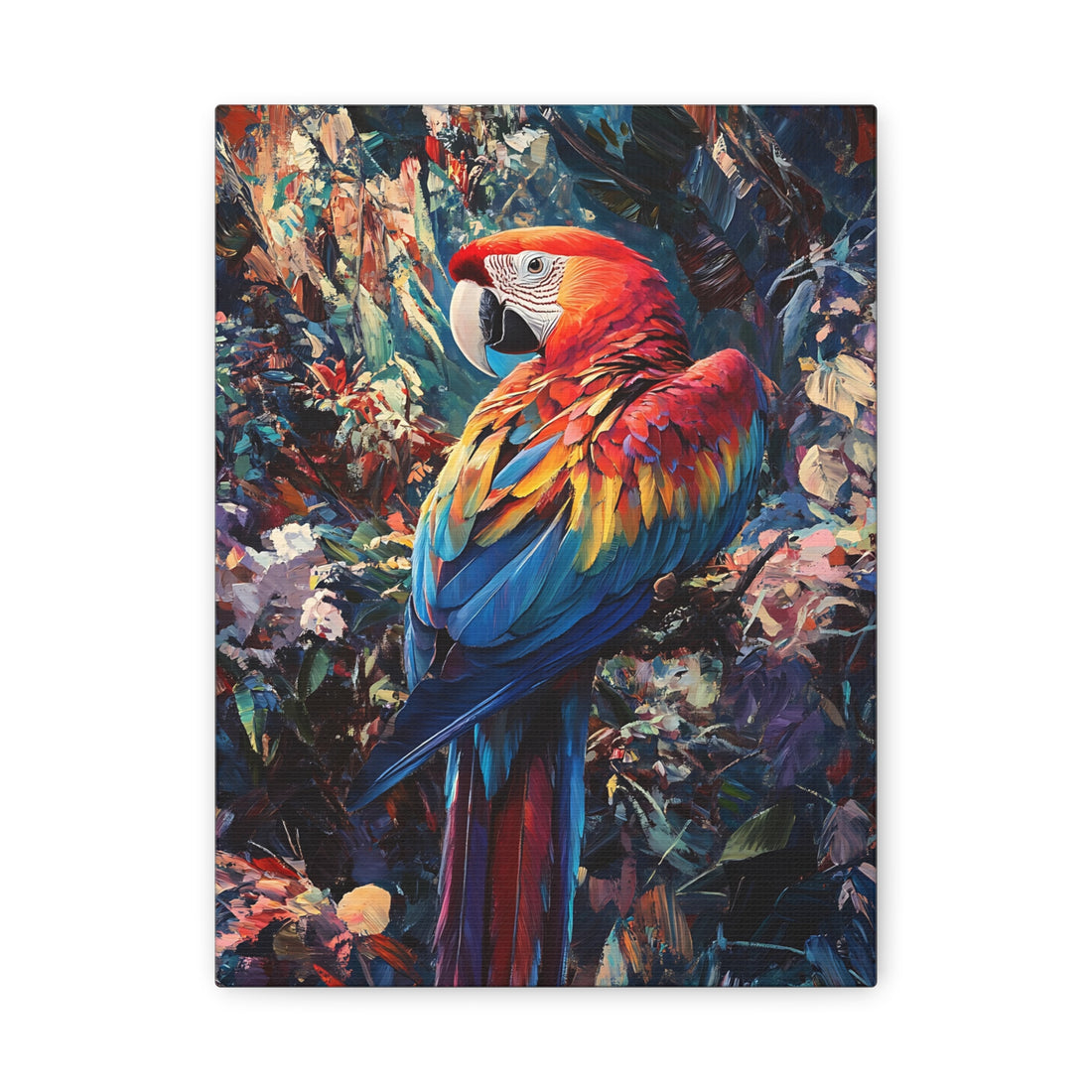 Tableau Peinture De Perroquet