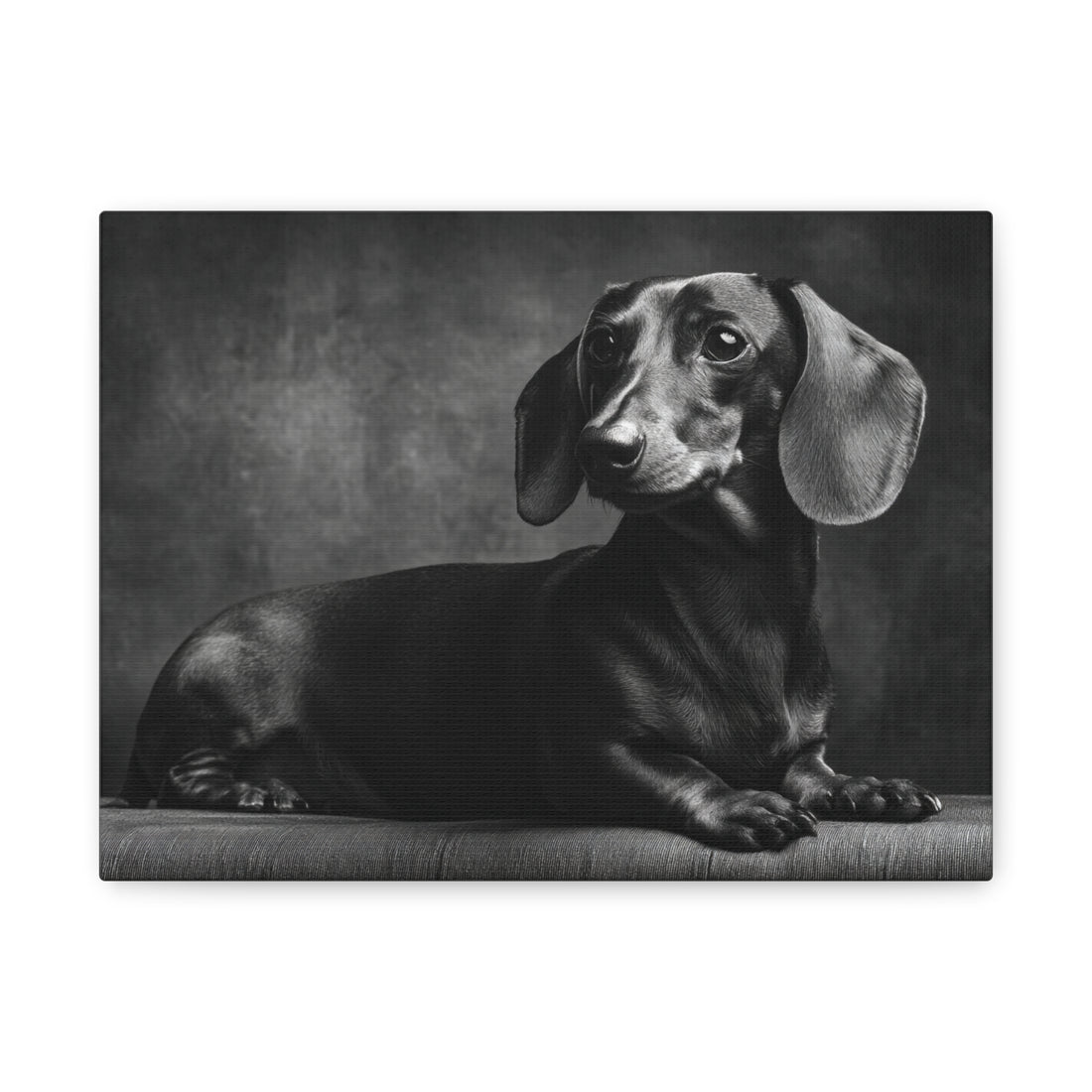 Tableau Noir & Blanc - Teckel