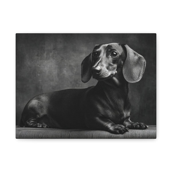 Tableau Noir & Blanc - Teckel