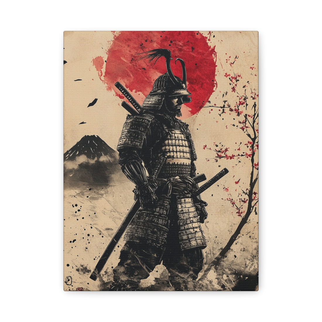 Tableau Japonais Samouraï