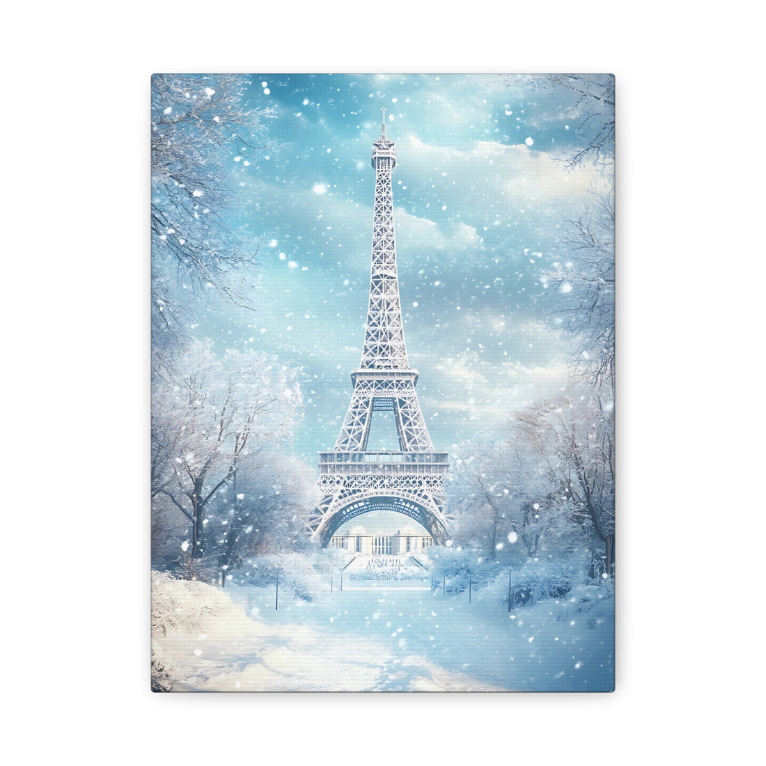 Tableau Paris Tour Eiffel Hiver