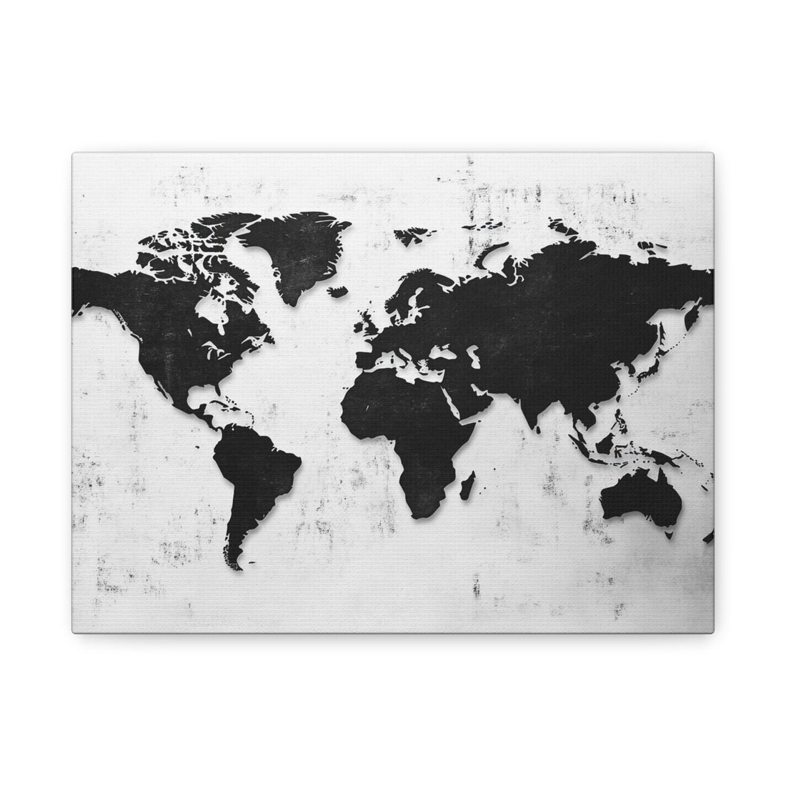 Tableaux Carte Du Monde Noir Et Blanc
