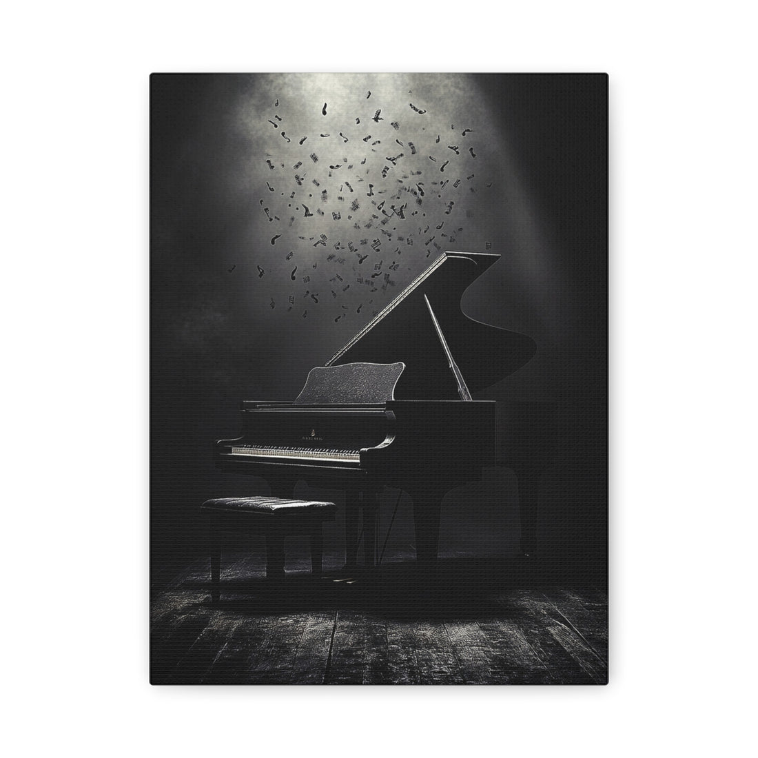 Tableau Musique Noir Et Blanc