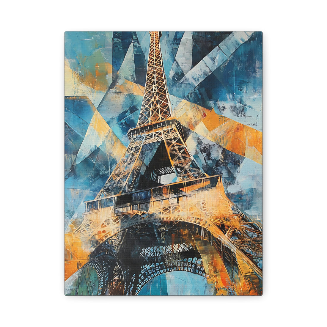 Tableau Abstrait Tour Eiffel