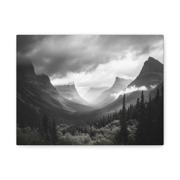 Tableau Paysage Noir Et Blanc