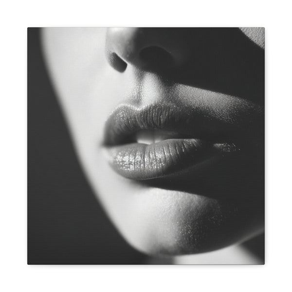 Tableau Bouche Noir & Blanc