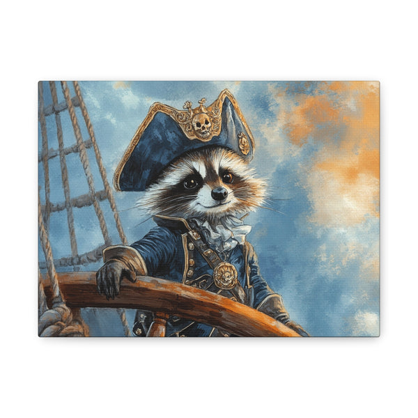 Tableau Raton Laveur En Pirates