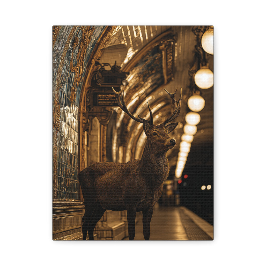 Tableau Cerf & Métro Parisien