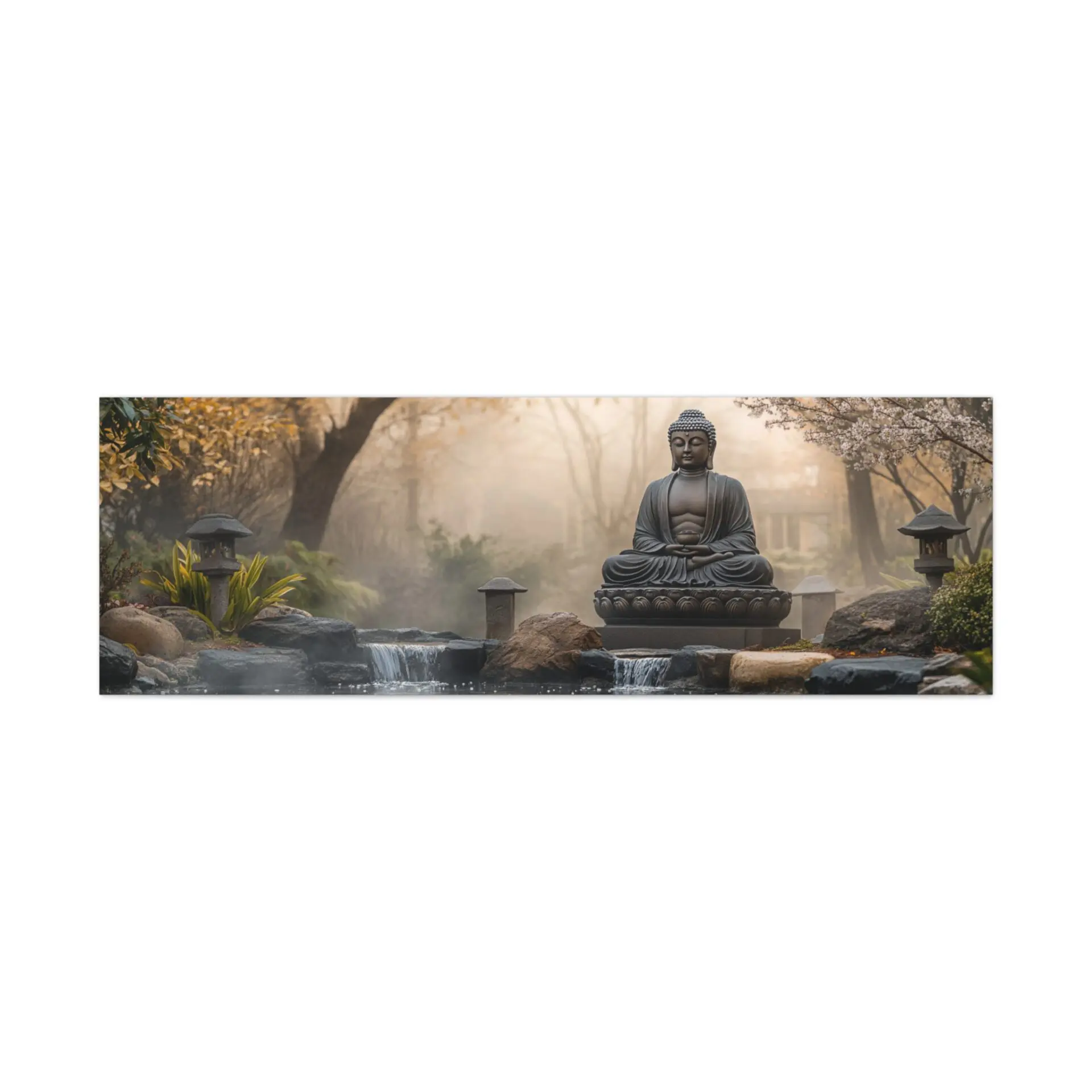 Tableau Panoramique Bouddha Feng Shui
