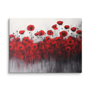 Tableau Coquelicots Abstrait