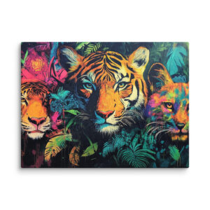 Tableau Tigre en Couleur