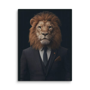 Tableau lion costume