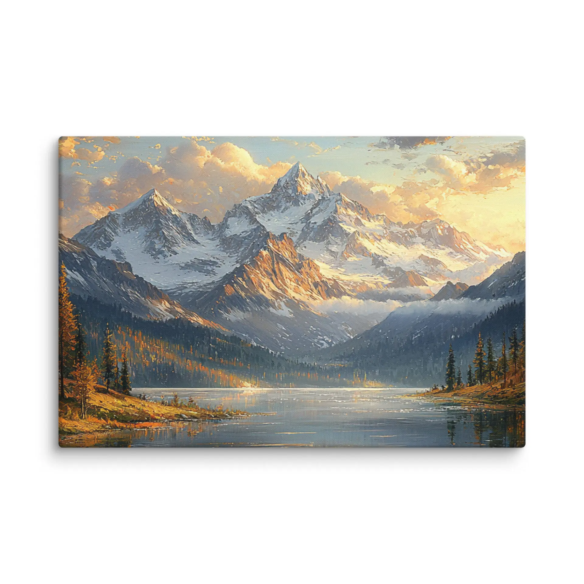 Tableau Lac et Montagne