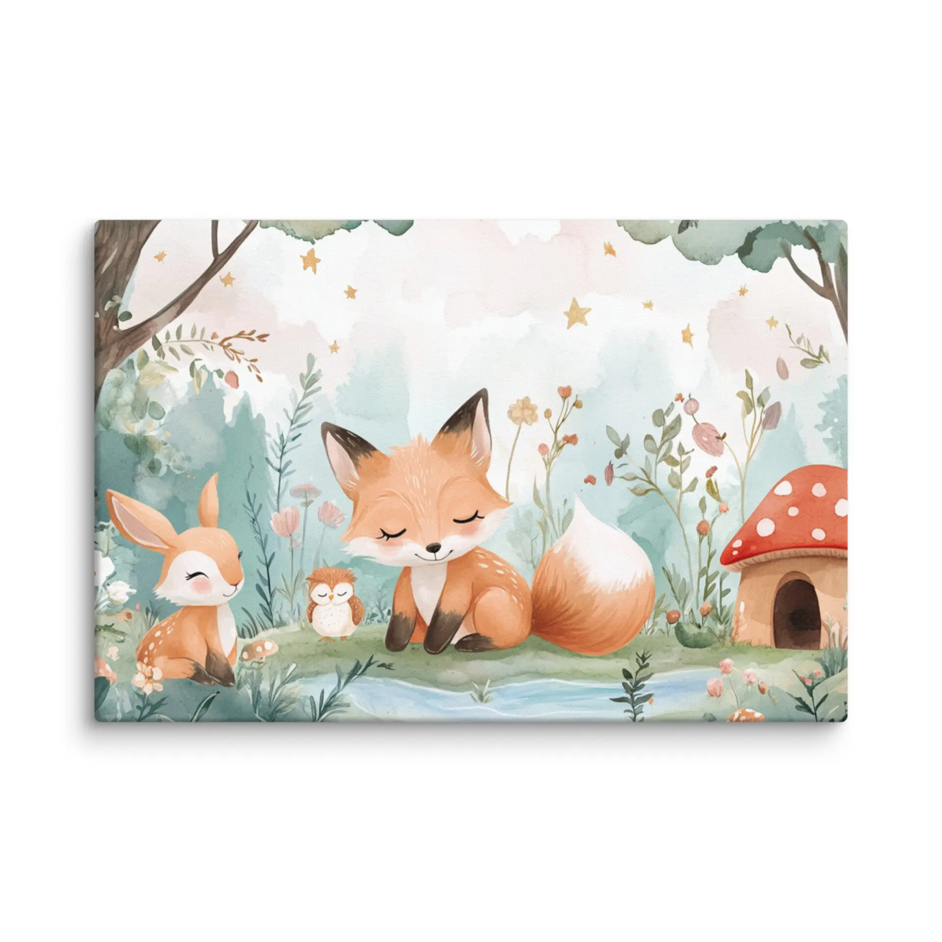 Tableau Renard pour Chambre de Bébé