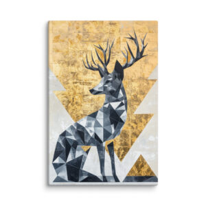 Tableau géométrique animaux