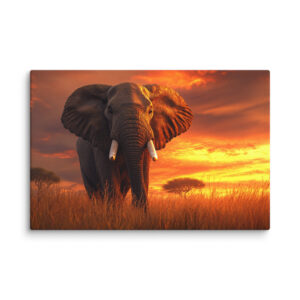 Tableau Éléphant - Grand Format