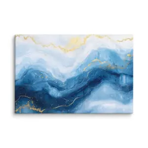Tableau abstrait salle de bain