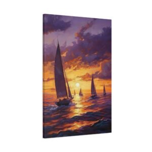 Tableau Coucher de Soleil Sur Mer