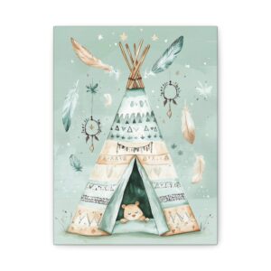 Tableau Bébé Indien Tipi