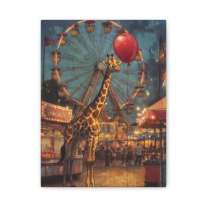 Tableau Girafe Ballon