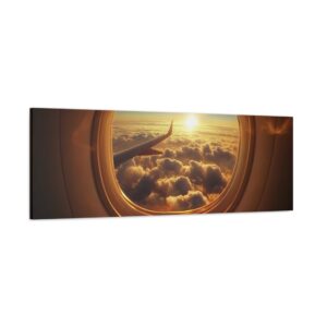 Tableau Panorama Hublot Avion