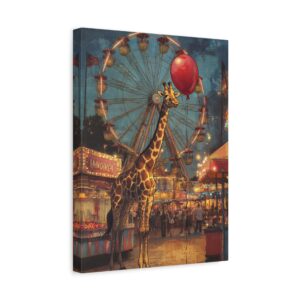 Tableau Girafe Ballon