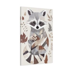 Tableau Raton Laveur Scandinave