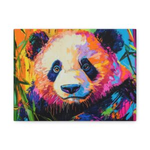 Tableau Panda Coloré