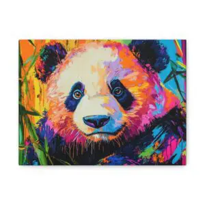Tableau Panda Coloré